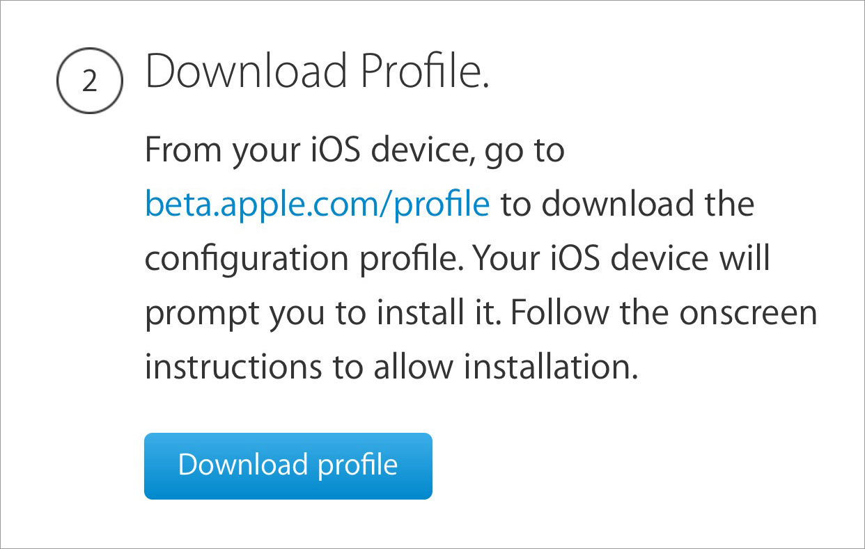 download ios profile
