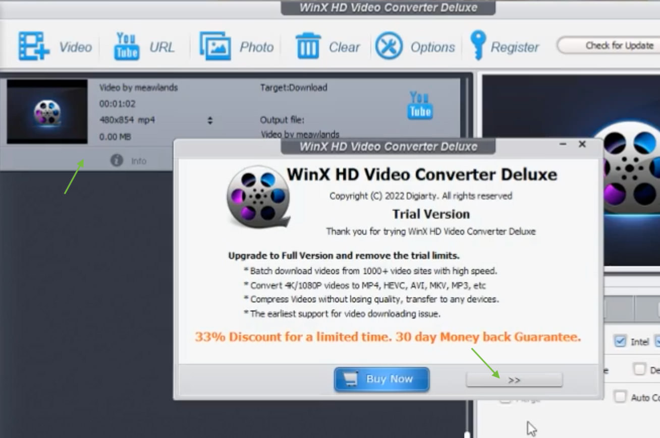 Initiating Download in WinX